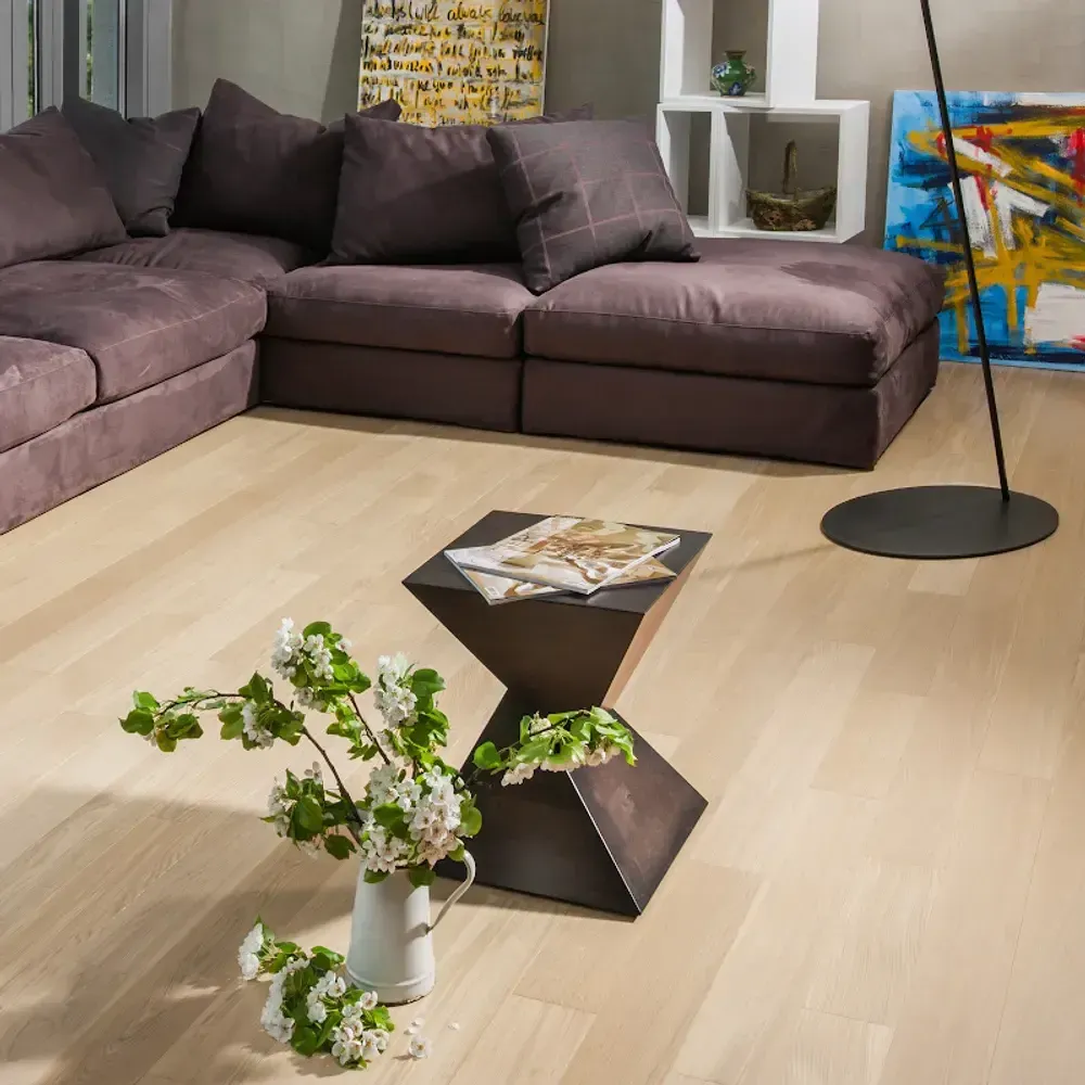 Инженерный паркет Coswick Дуб Ванильный (Vanilla) Шелковое масло ультраматовое