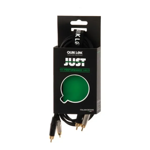 Quik Lok JUST-4RCA 2xRCA - 2xRCA 1m