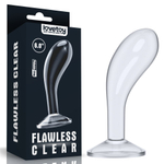 Стимулятор простаты Lovetoy Flawless Clear – прозрачный, 15 см