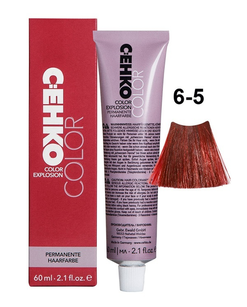 Краска-крем Оттенок 6.5 Чили шоколад CEHKO Color Explosion 60мл