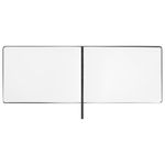 Скетчбук, белая бумага 140 г/м2 210х148 мм, 80 л., КОЖЗАМ, резинка, BRAUBERG ART CLASSIC, черный, 113182