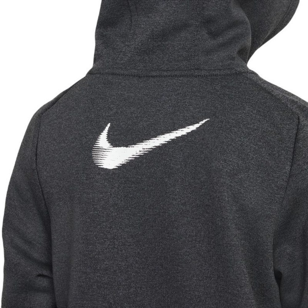 Кофта для мальчика теннисная Nike Therma-FIT Multi+ Full-Zip Training Hoodie - черный