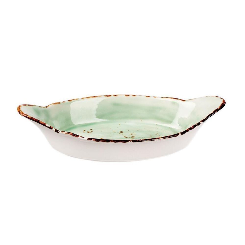 Блюдо овальное 22*11,5*3,2 см 150 мл с ручками   P.L. Proff Cuisine [6]