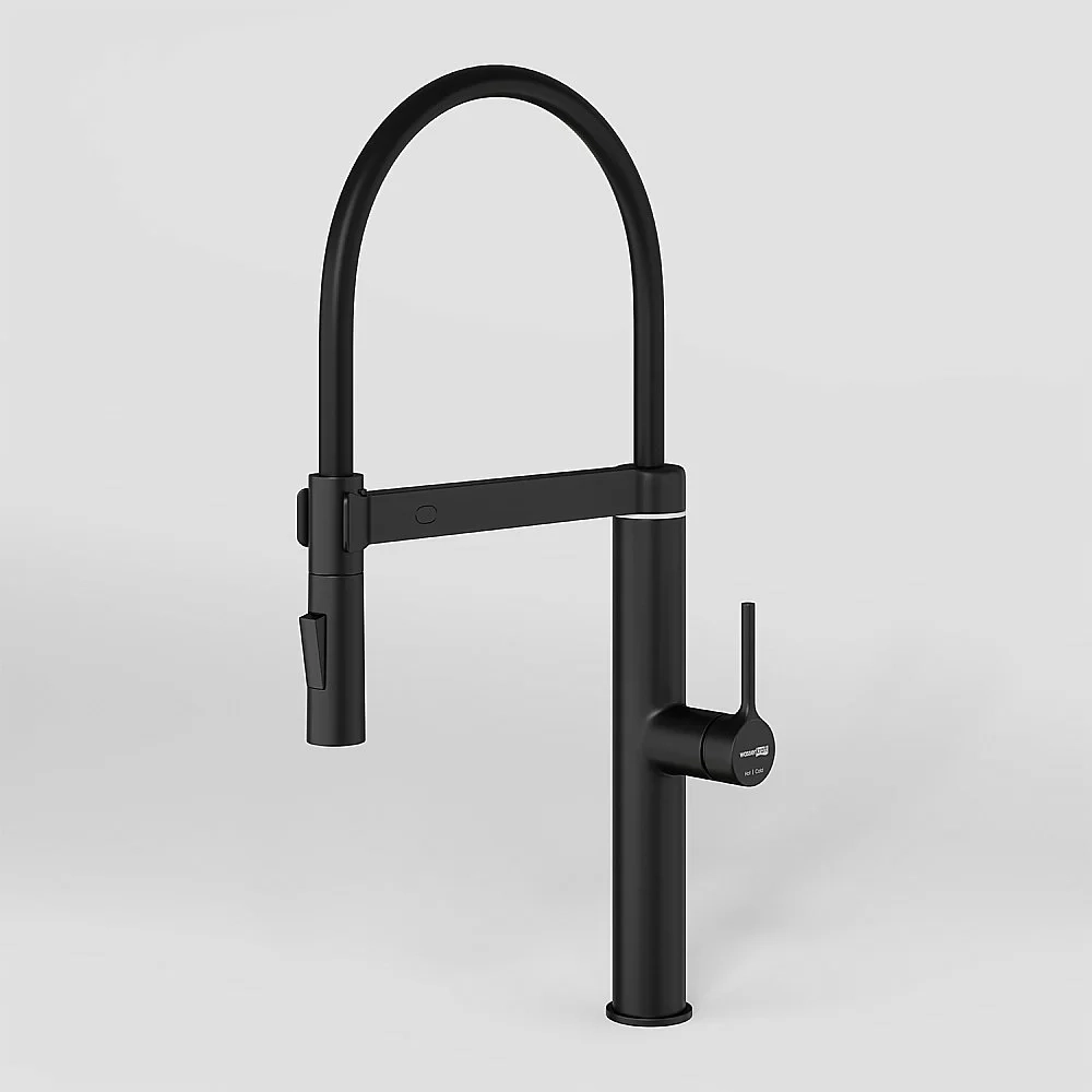 Смеситель для кухни WasserKraft A8867 сенсорный, черный Soft-touch
