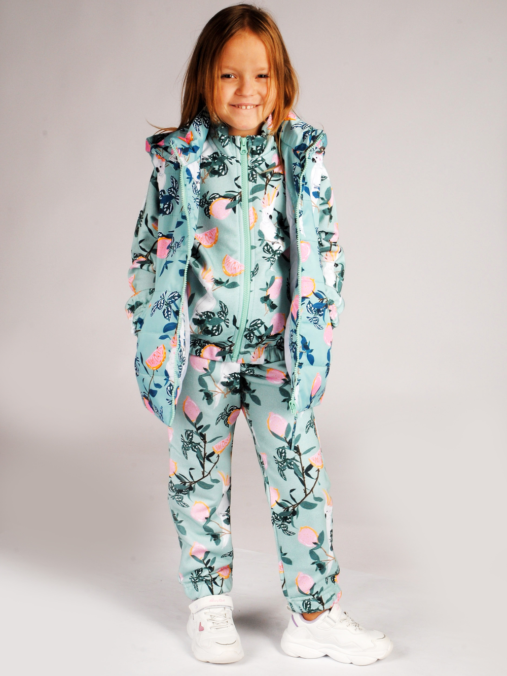 Жилет демисезонный мембрана для девочки 2-8 лет Милашка Сьюзи