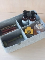 Органайзер для косметики плетеный