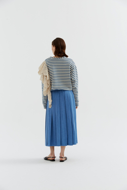 Свитшот укороченный с рюшей