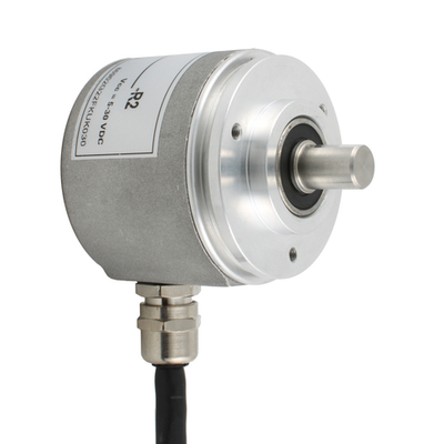 Инкрементальный программируемый энкодер INNOCONT EIP 50BO 8630V3000-R2 D=50мм, выступающий вал 8мм, 5…30VDC, выход TTL/HTL с инверсией, IP 65