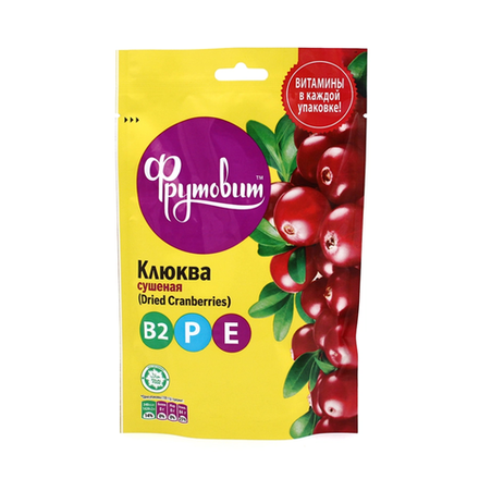 Клюква сушенная Фруктовит 100 гр