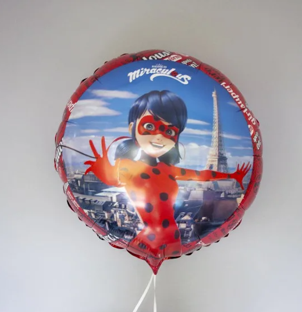 F Шар Круг Леди Баг 18" / 46 см (БГ-15)