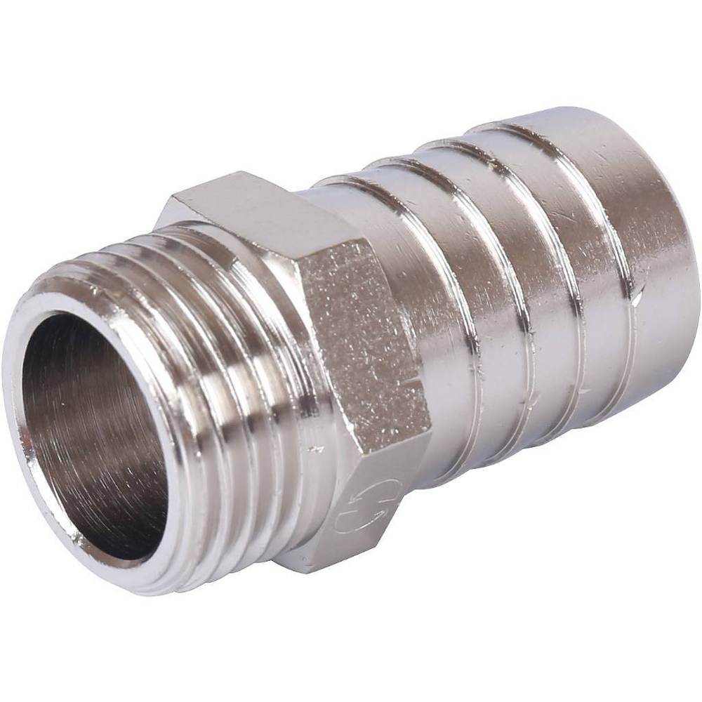 Штуцер STOUT никелированные 1/2"x20 мм НР