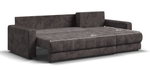 Угловой диван BOSS 3.0 Classic XL велюр Alkantara серый