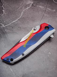 Нож складной туристический D2 COBRA 2