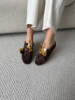 Кеды из натуральной замши