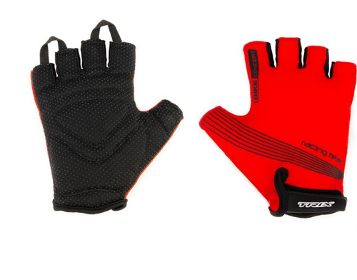 Перчатки TRIX nw  мужские, L, коротк. пальцы, гелев. вставки, дышащая лайкра/искусств. замша, красные
