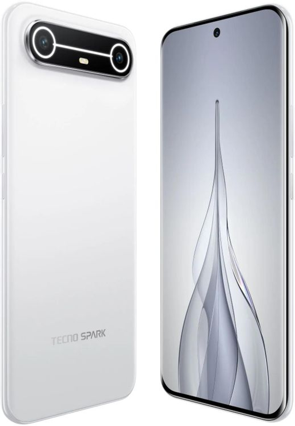 6.78" Смартфон TECNO Spark Slim 8/256Gb,  NFC,  AMOLED,  144Гц,  5160мAч,  белый