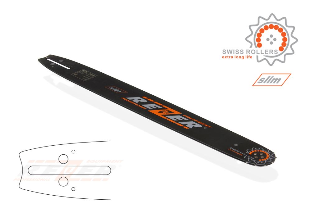 Rezer 503 L 8 B Сварная многослойная направляющая шина для цепных пил