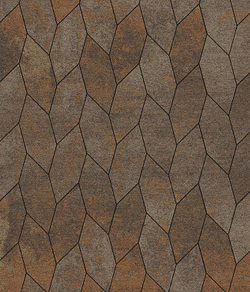 Тротуарная плитка ВЫБОР, форма Скошенный шестиугольник, h=60мм