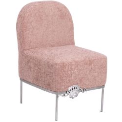 Кресло Monstera Deliciosa (Монстера) Фламинго Античное серебро