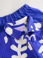 Рубашка и шорты в комплекте для девочки Next E51-382, Синий