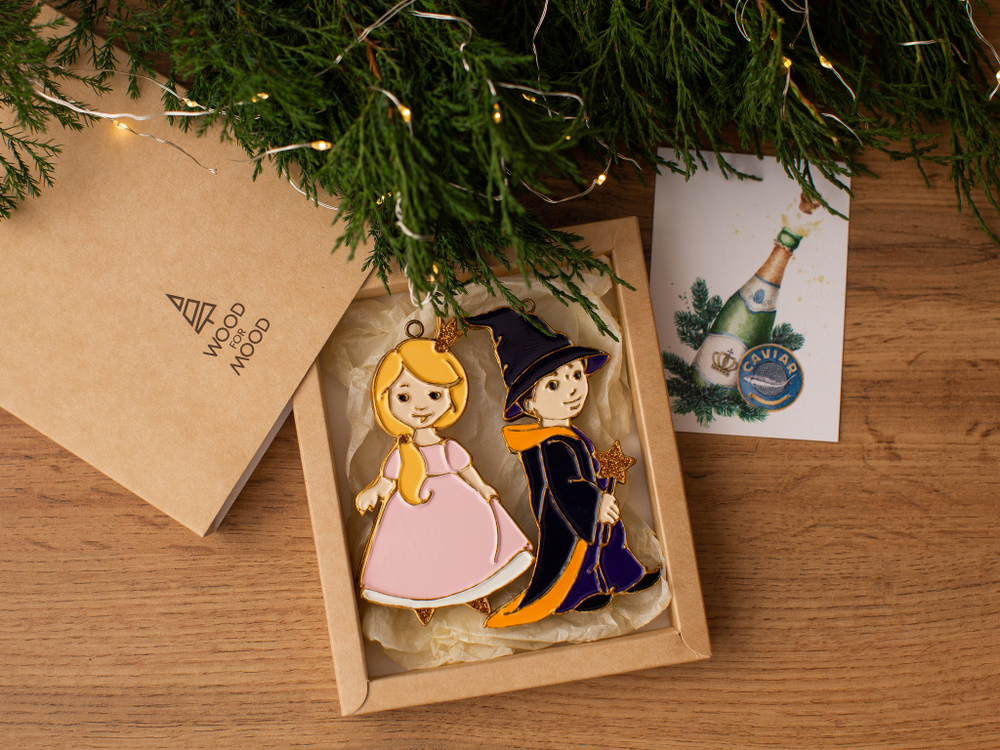 Подарочный набор в картонной коробке: Принцесса и Волшебник