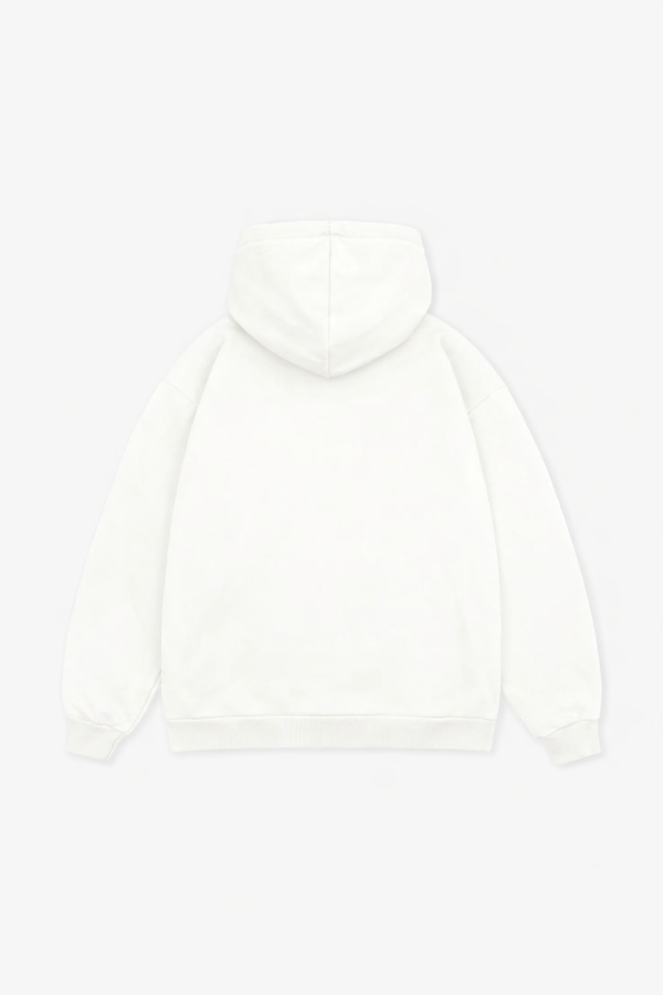 Худи оверсайз без начеса (молочный)