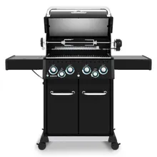 Газовый гриль Broil King Baron Shadow 490 IR, 6 горелок (с ИК-горелкой), вертел, чёрный
