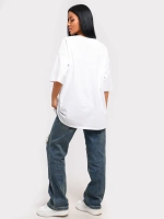 Футболка оверсайз больших размеров принт