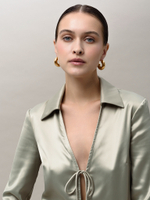 Серьги "Bagel" Gold