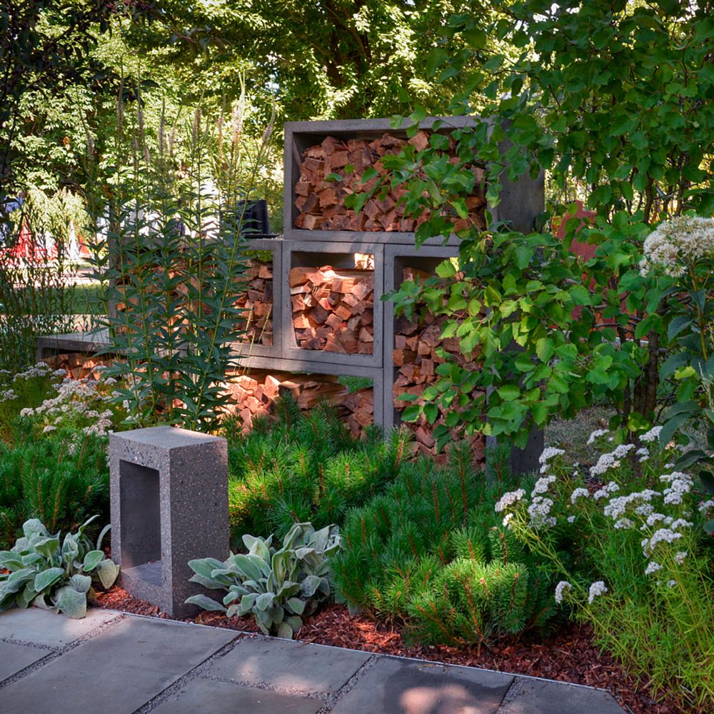 Дровницы бетонные DR90