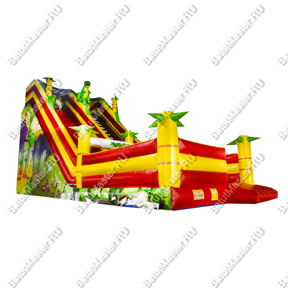 Надувной батут-горка "Тропические приключения"