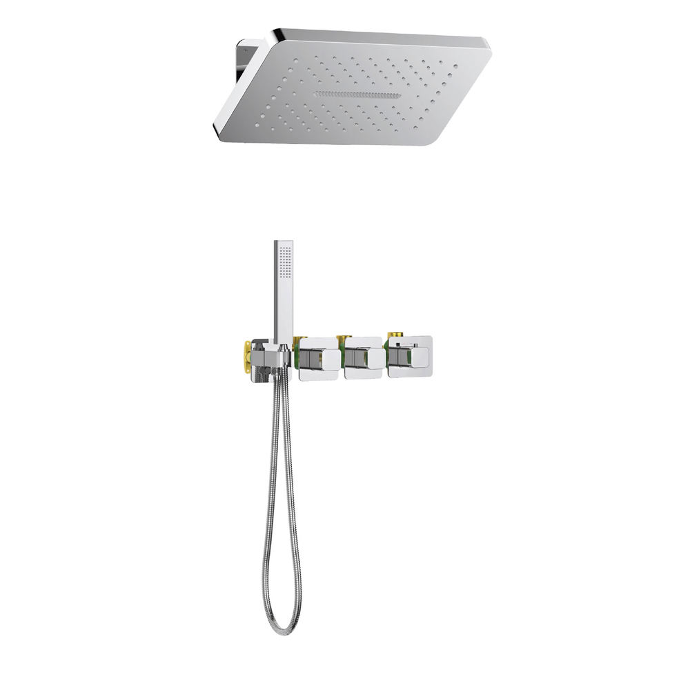 Душевая система встроенная с термостатом Petruma SX-5249/00SM Хром