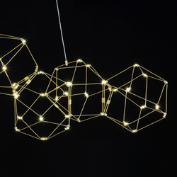 Люстра Lucciola 7A matt gold