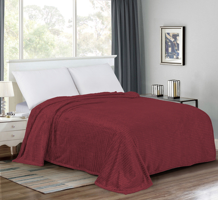 Плед велсофт 180х200 "ПВ9" (300гр/м2)