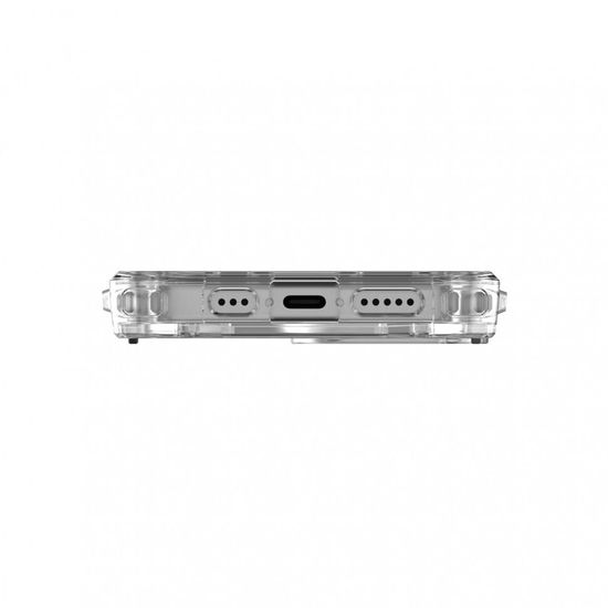 Чехол с поддержкой MAGSAFE Uag Plyo для iPhone 15 Plus 6.7", цвет прозрачный/белый (Ice/White)
