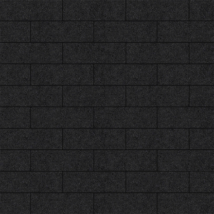 Тротуарная плитка ПРЯМОУГОЛЬНИК 300х100 мм - Стоунмикс Черный