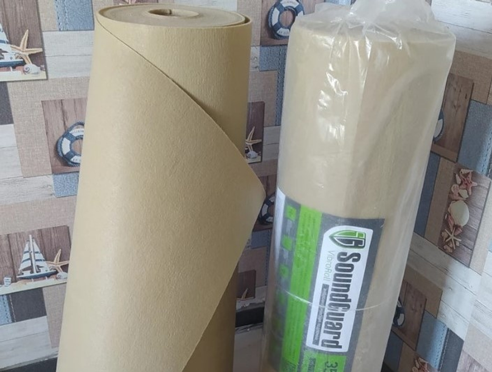 Подложка виброакустическая SoundGuard VibroRoll ВиброРолл