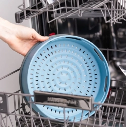 GreenPan Крышка-пароварка 24 см синяя