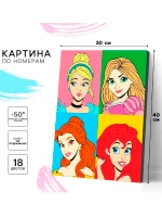 Картина по номерам Принцессы 30х40 см