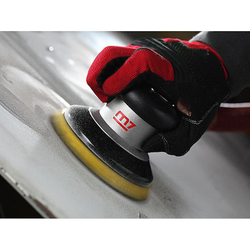 MIGHTY SEVEN (QB-43802) Пневматическая орбитальная шлифовальная машина 127 мм, 10000 об/мин, с вакуумным отсосом