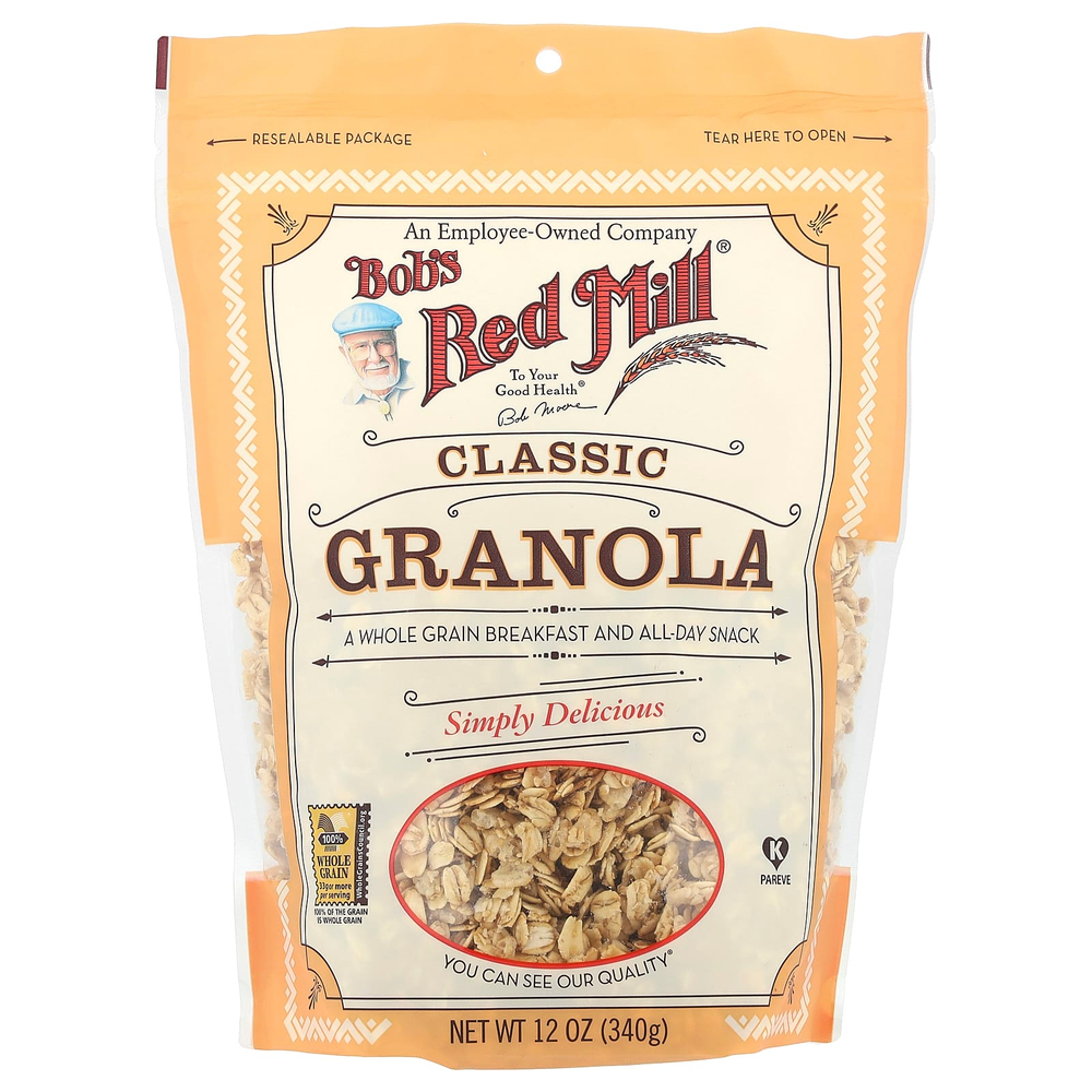 Bob's Red Mill, гранола, классическая, 340 г (12 унций)