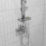 Шланг душевой 120см IDDIS A50211 1.2 "Optima Home" ПВХ нерж. сталь, ХРОМ, коробка