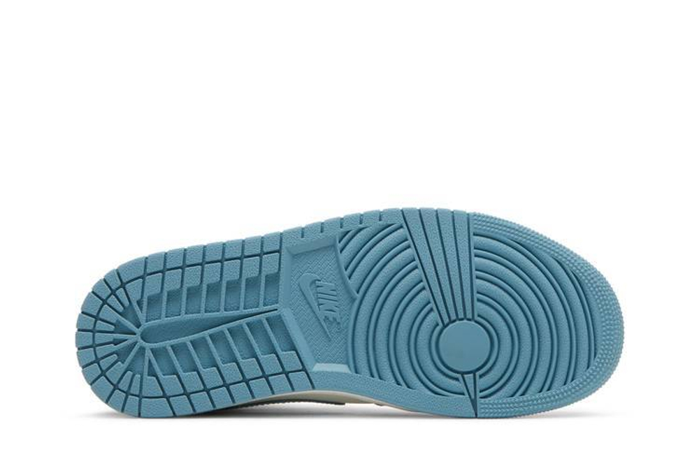 Кроссовки Air Jordan 1 Mid "University Blue" (Женская размерная сетка)