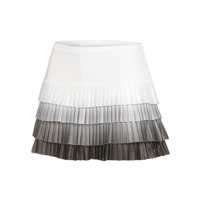 Женская теннисная юбка Lucky in Love Ultra Wave Pleated Skirt Women - White, Grey