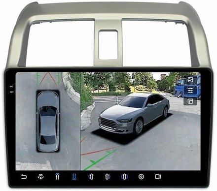 Магнитола для Honda Airwave 2005-2010 - FarCar BX9-360-9683 монитор 9.5" 2K QLED на Android 13, 6Гб+128Гб, CarPlay, 4G SIM-слот, 4 камеры в комплекте