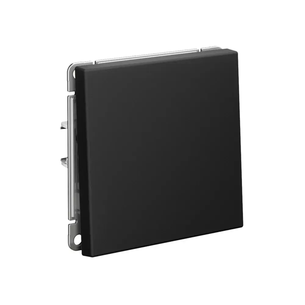 ARTGALLERY 1-клавишный ВЫКЛЮЧАТЕЛЬ КНОПОЧНЫЙ, 10А, механизм, КАРБОН