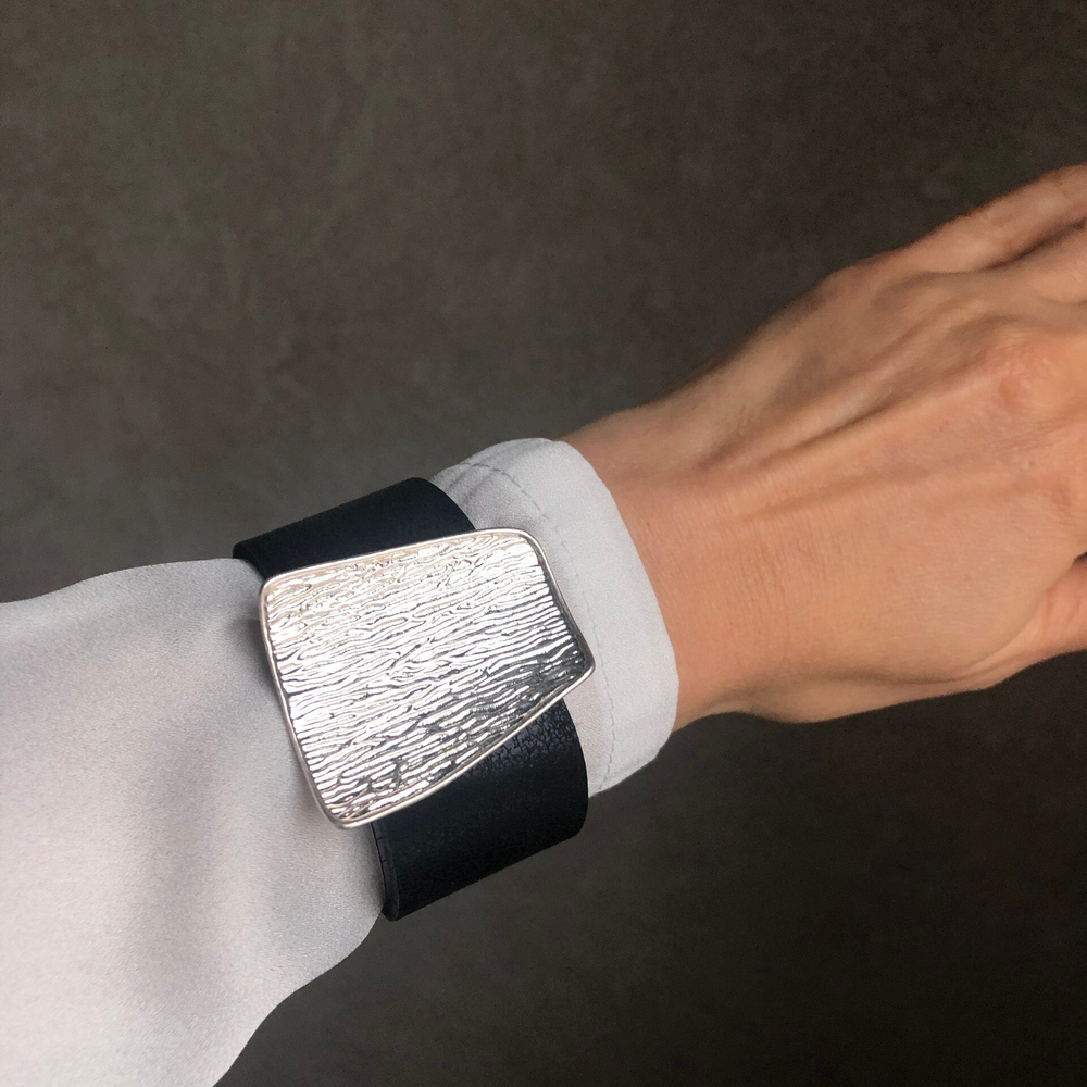 Браслет экокожа