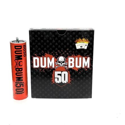 Петарды фитильные "DUM BUM 50" В050 150мм 30-36мм к-т4  (1/32)