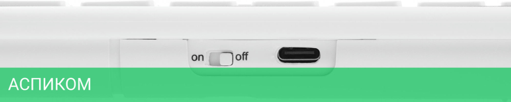 Клавиатура Acer OKR301 белый/серебристый (ZL.KBDEE.015)