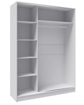 Шкаф-купе СТИЛЬ-2 белый / дуб крафт золотой 1600